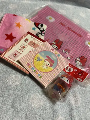 최종 가격 인하 헤이세이 레트로 산리오 마이멜로디 마이멜로 굿즈 세트