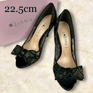 DIANA 다이애나 펌프스 힐 레이스 일본제 22.5