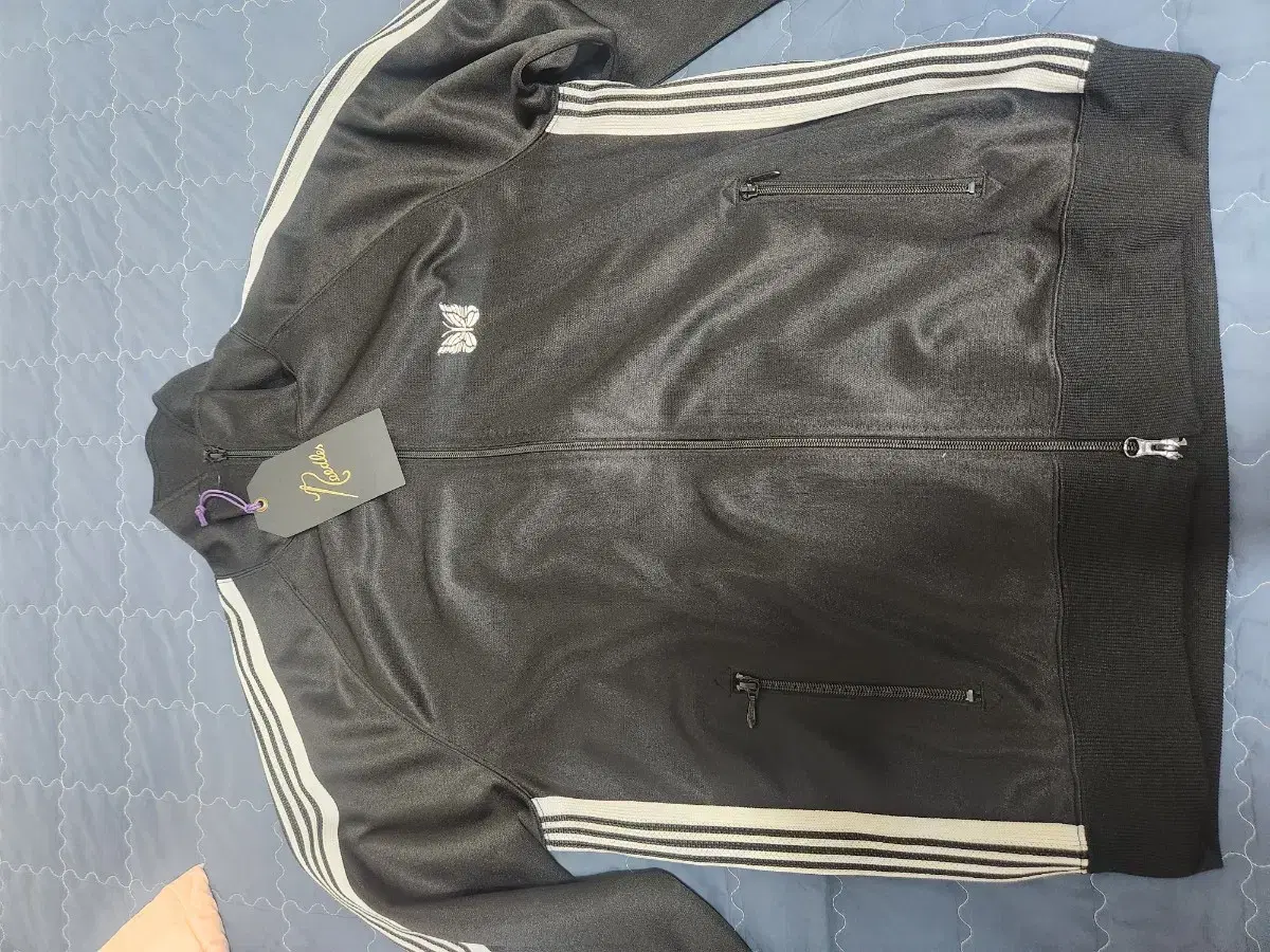 니들스 x LHP 트랙 자켓 폴리 스무스 블랙