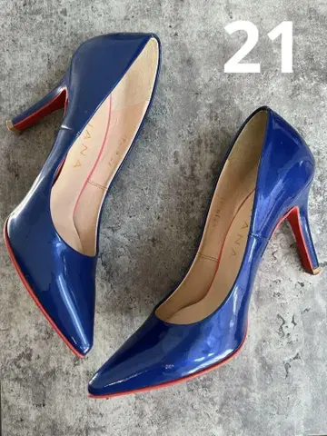 DIANA 다이애나 힐 펌프스 21cm 하이힐 로얄 블루