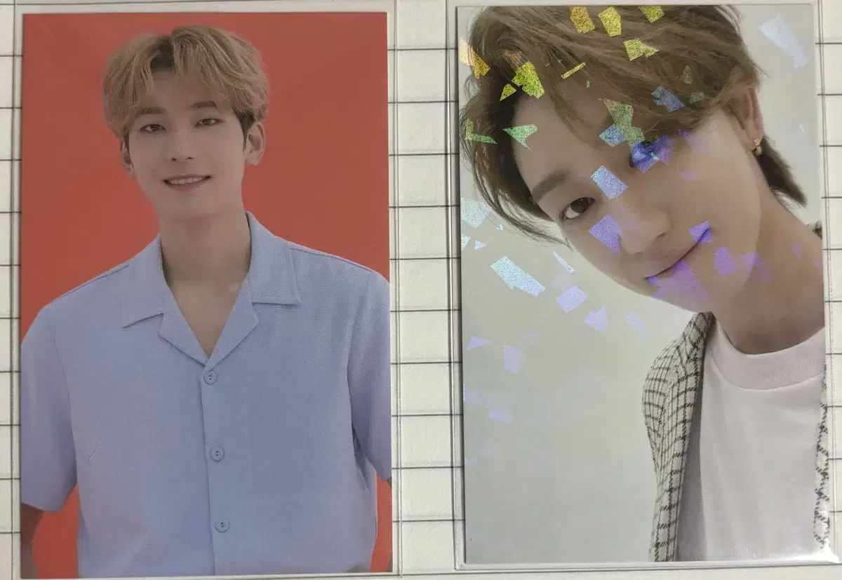[세븐틴] 조슈아&승관 디아이콘, 원우&디에잇 2021캐랜 포카