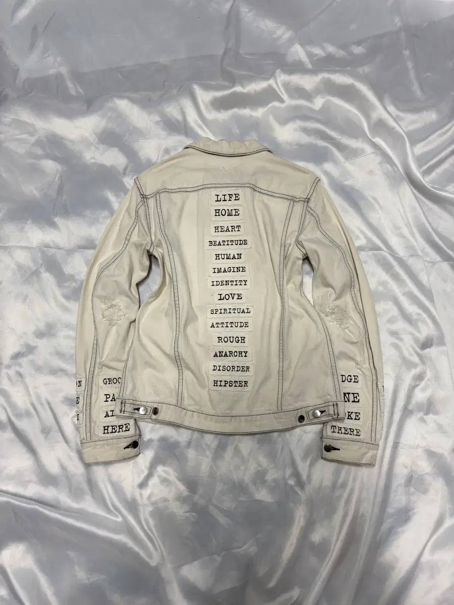 Number Nine 02ss Modern Age Patch Denim Jacket