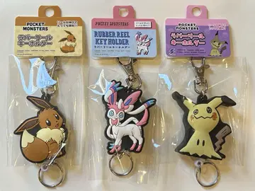 포켓몬 러버 낚시릴 키링 닌피아 미미큐 이브이 미개봉 새상품