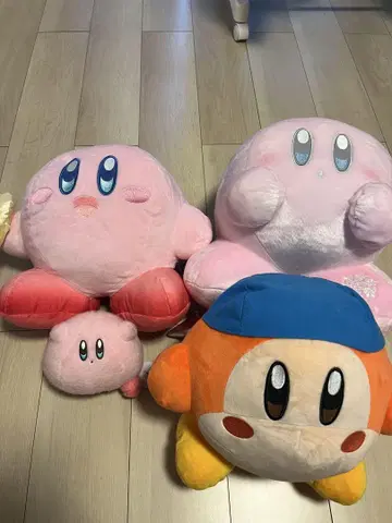 커비&와돌디 봉제 인형 세트
