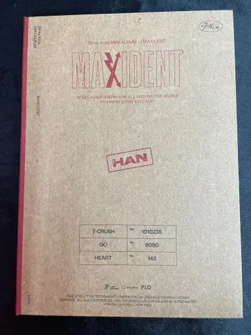 StrayKids 솔로 자켓판 Han MAXIDENT