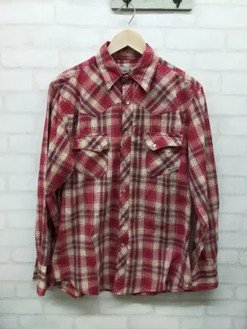60~70년대 WRANGLER 랭글러 끈 택 웨스턴 긴팔 셔츠
