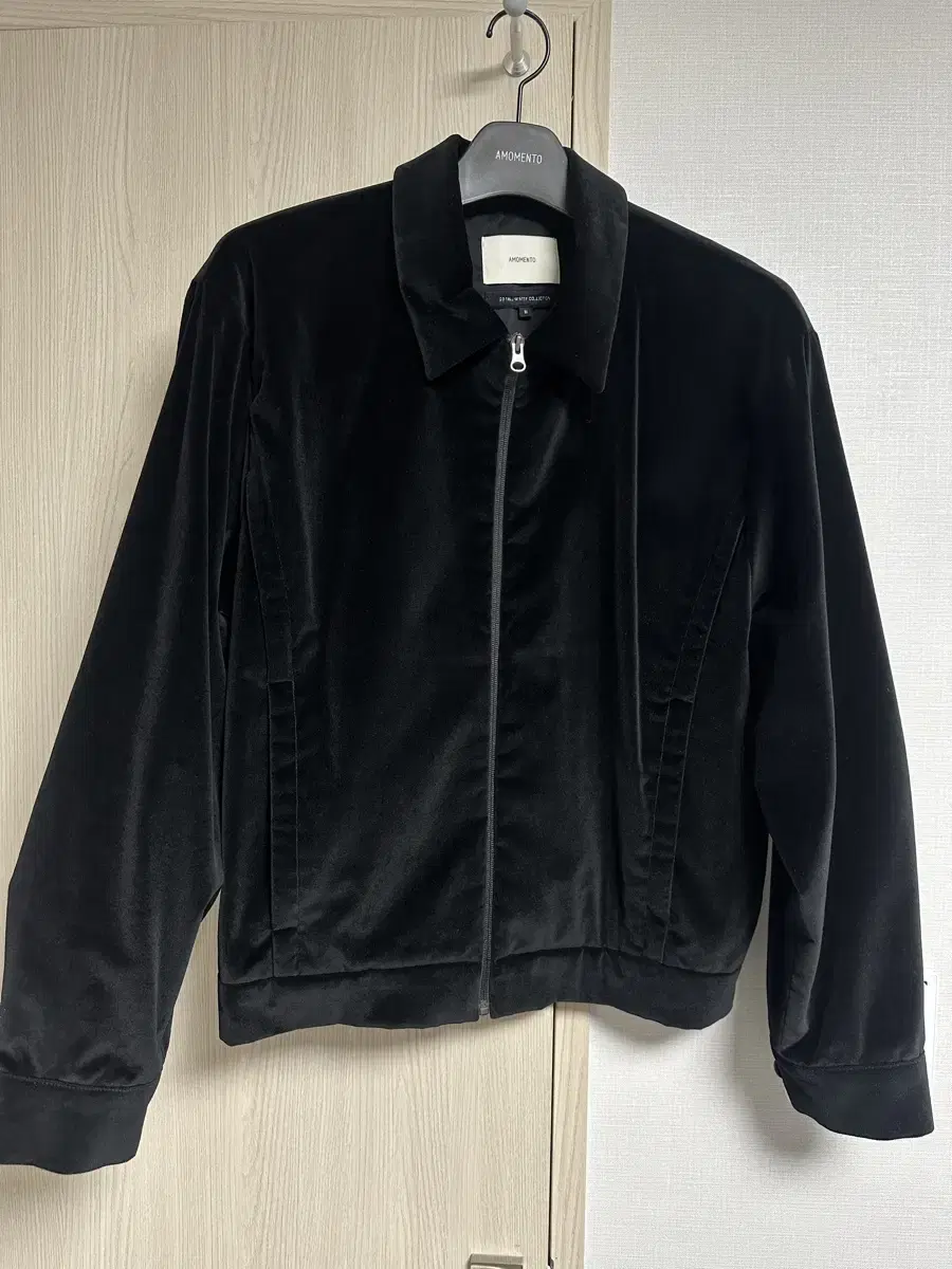 Amomento Motif Velvet Blouson Jumper M size