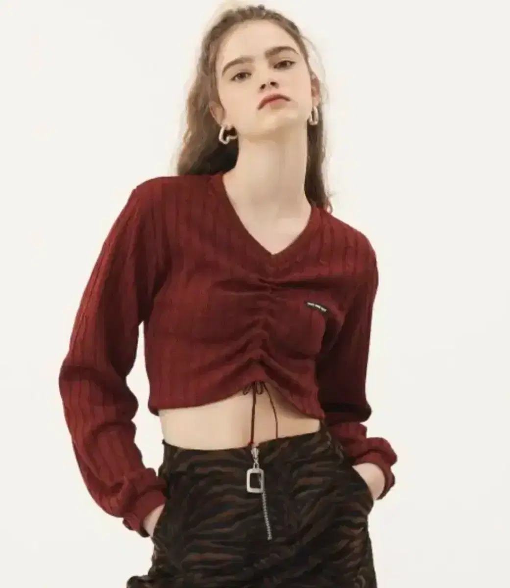 Od One Out Strinkrop knit