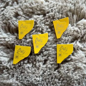 초코볼 은색 엔젤 5개 세트 완구 칸즈메