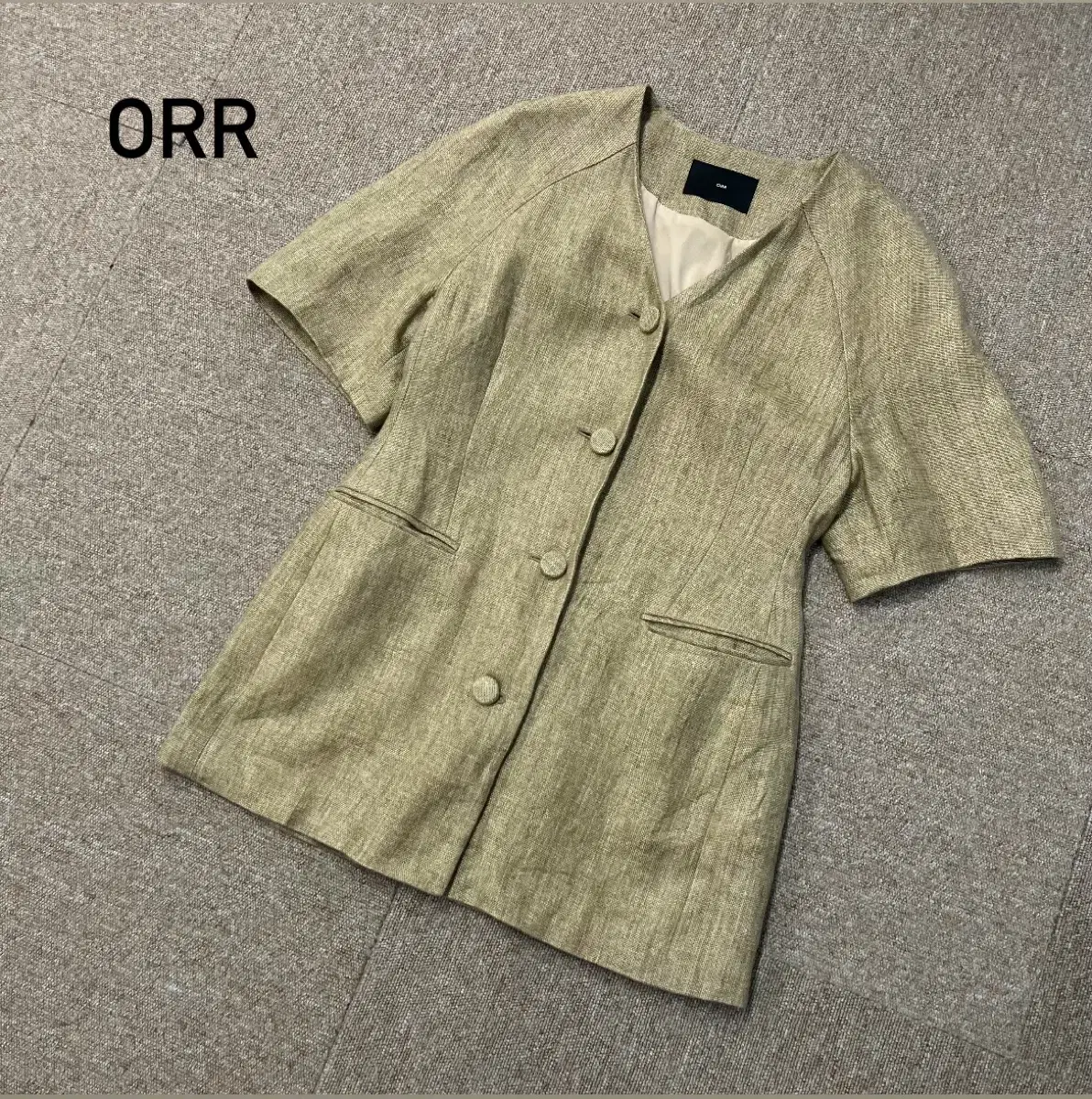 [S] 오르 orr 린넨 자켓