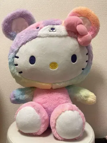레인보우 셔벗 키티 봉제 인형 일본 미발매 17.5인치 44cm