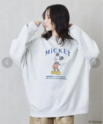 프릭스 스토어 미키 맨투맨 그레이 M
