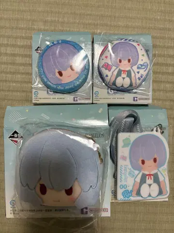 에반게리온 중국 한정 제일복권 캔뱃지 아크릴 스탠드 아야나미 레이