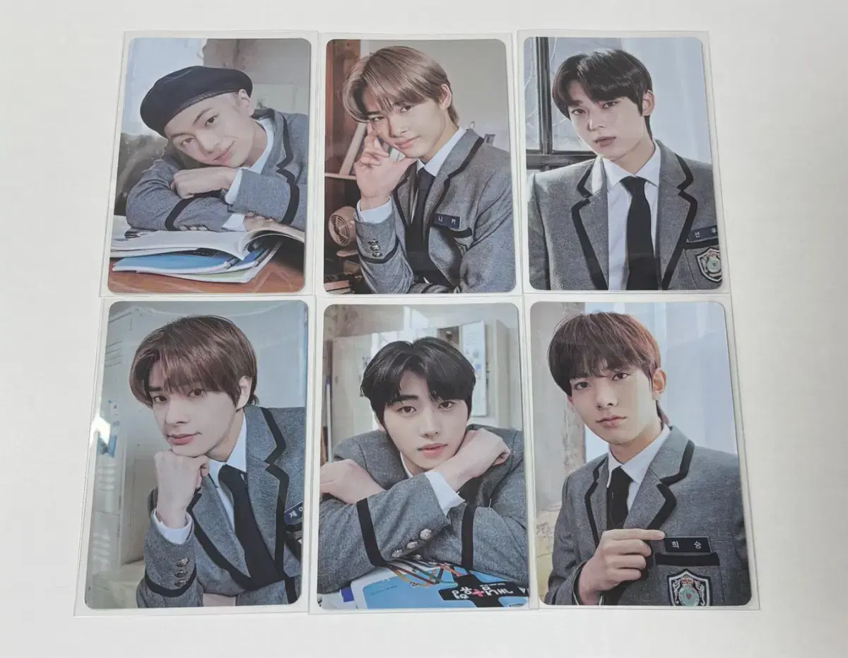 엔하이픈 2021 꾸꾸패키지 제이 제이크 성훈 선우 니키 희승 6장 일괄