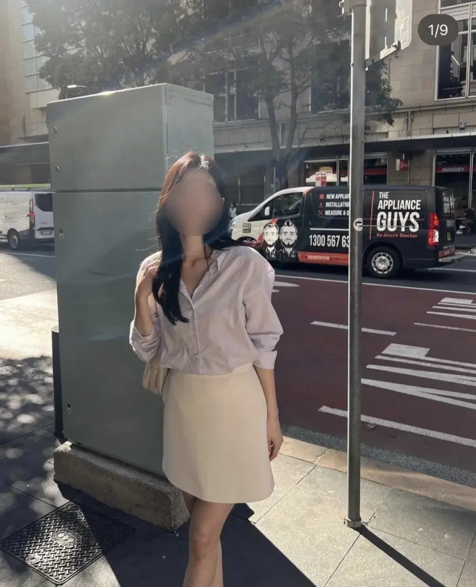시에 sie 아워 루즈 코튼셔츠