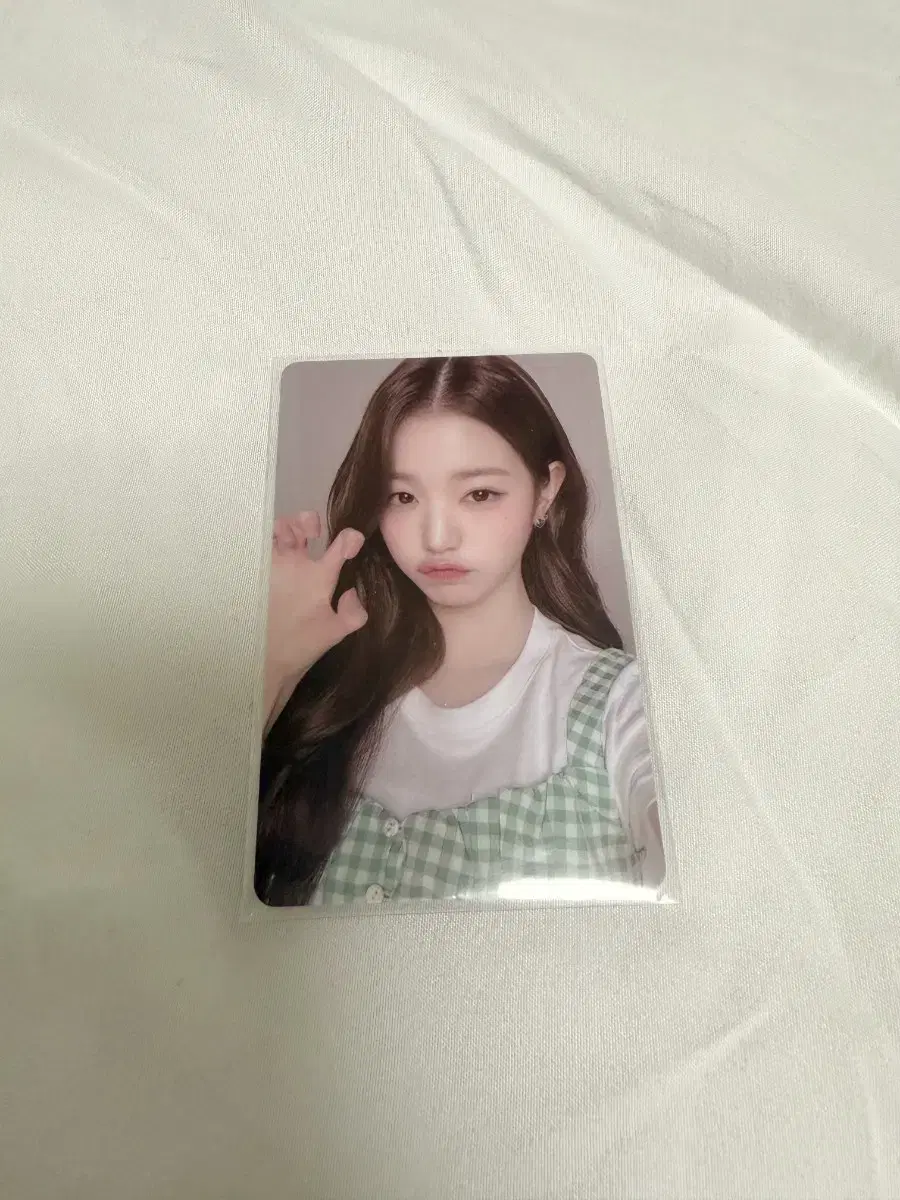 아이브 장원영 파파존스 포카 체크