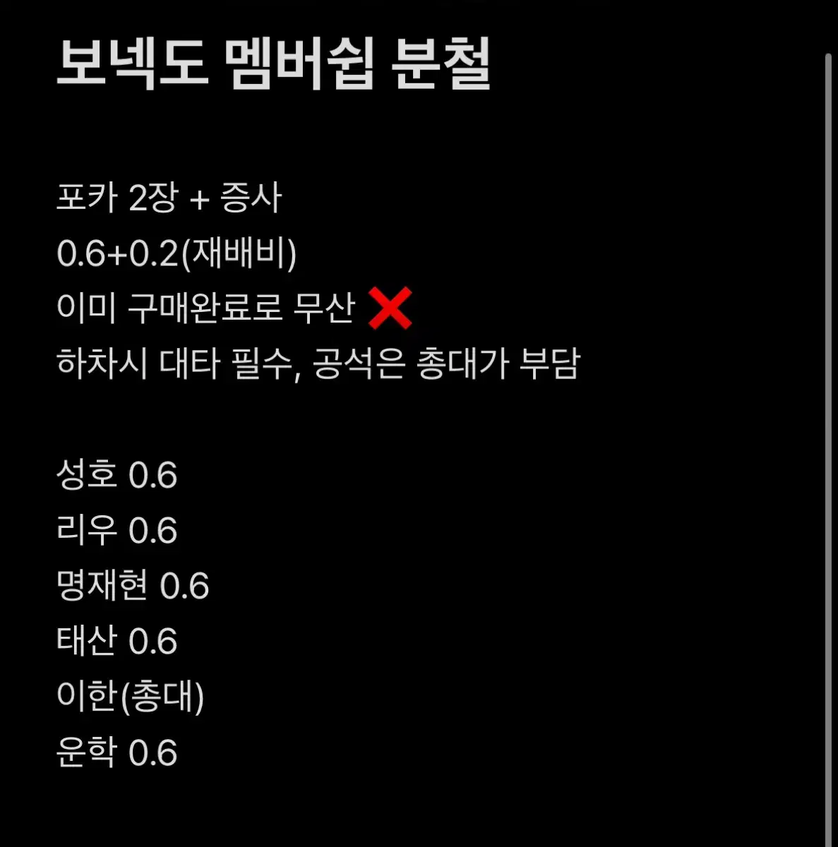 보이넥스트도어 멤버쉽 키트 분철
