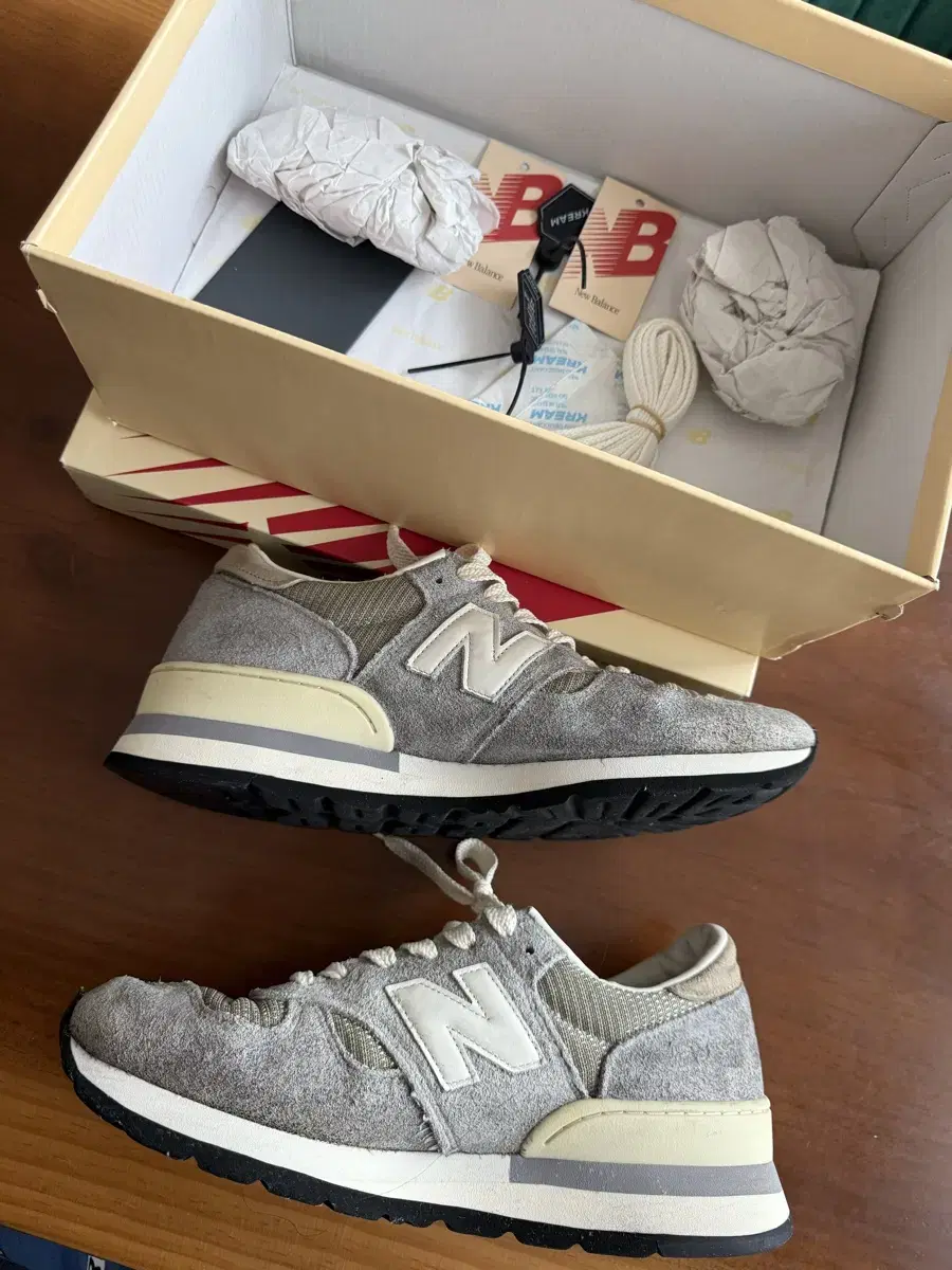 뉴발란스 990v1 made in USA 마블헤드 인센스 285