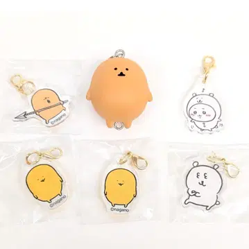 나가노 밤고로케 곰 치이카와(먼작귀) 아크릴 키링 등 6개 세트