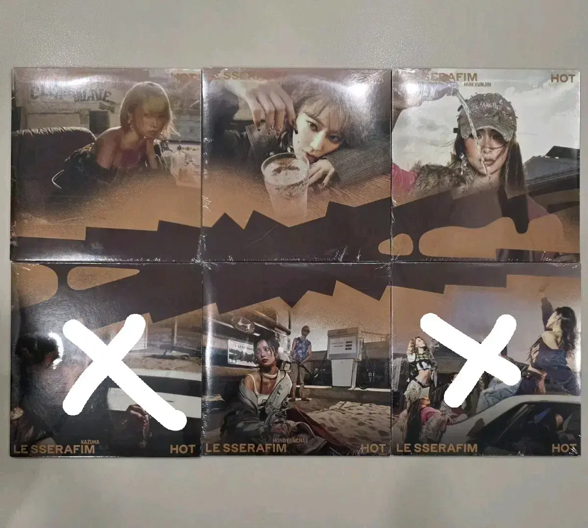 미개봉) 르세라핌 핫 hot 미국 싱글cd