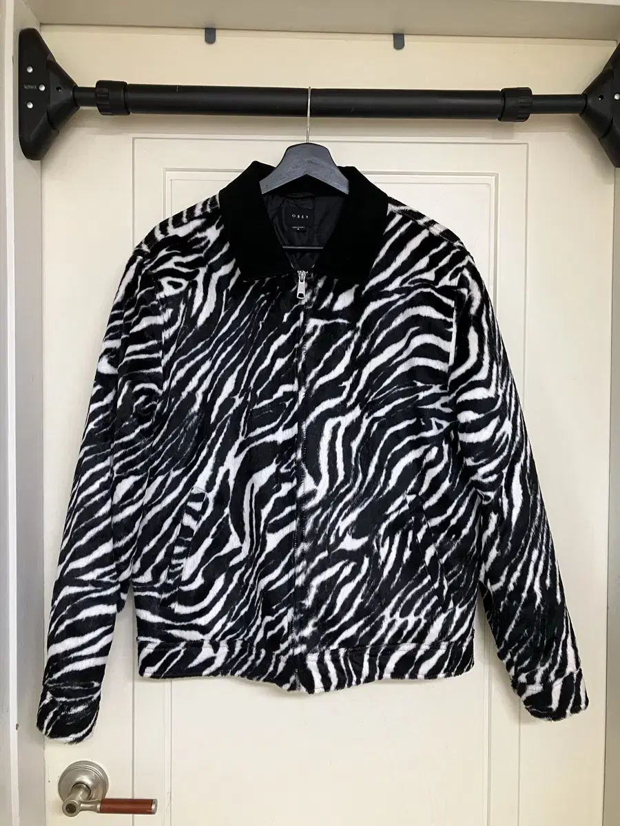 Obey Zebra Fur Jacket obey