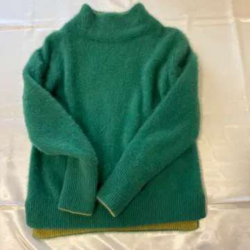 정가 36000엔 폭스 90% 캐시미어 10% 니트