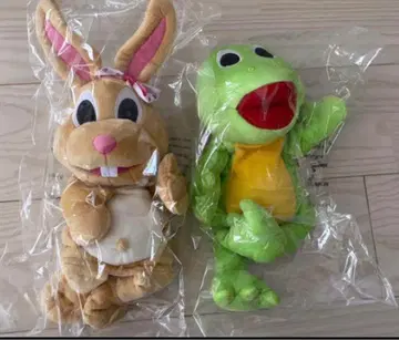 토끼와 개구리 봉제 인형 세트 놀아보자