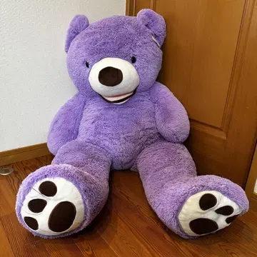 퍼플_130cm MIXUS 봉제 인형 큰 곰 특대형 선물 축하 택 포함