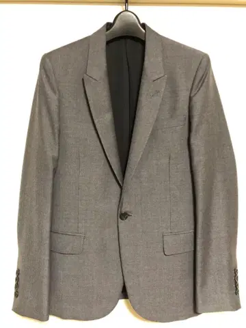 새상품 LITHIUM HOMME 리튬옴 1B 테일러드 자켓 그레이 42