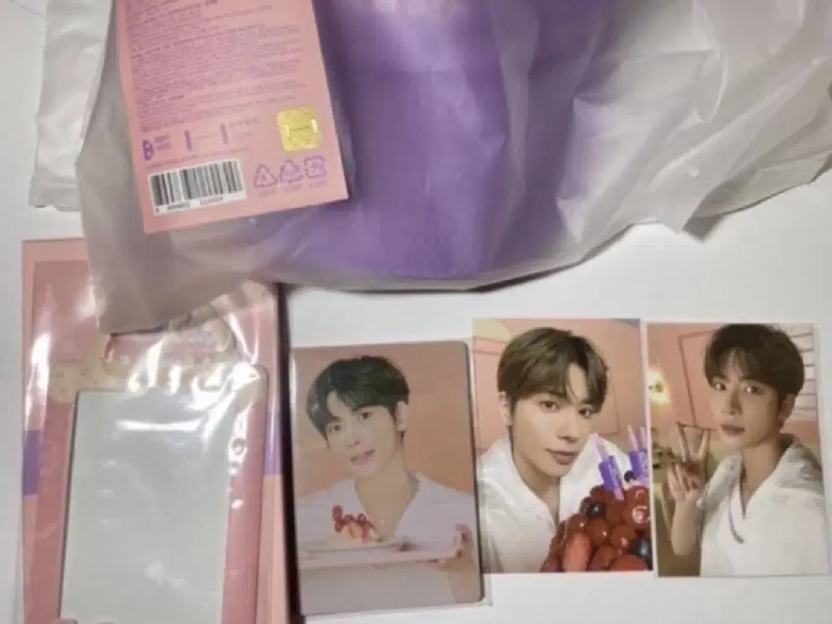 투바투 txt 강태현 태현 베이커리 생일 엠디 모자 볼캡 미니포카 세트
