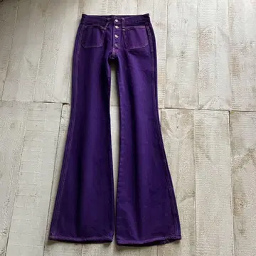 블루웨이 벨 하의 27 이후 염색 퍼플 빈티지