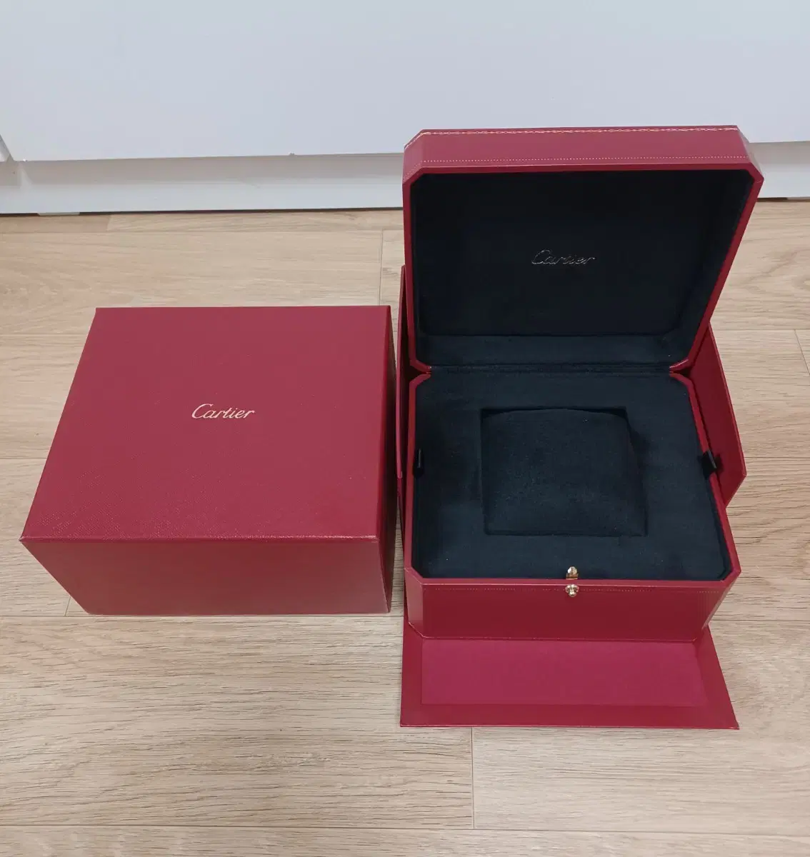 Cartier watch case and box (new)