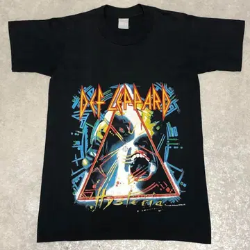 80년대 빈티지 DEF LEPPARD 밴딩 티셔츠 티 구제 의류