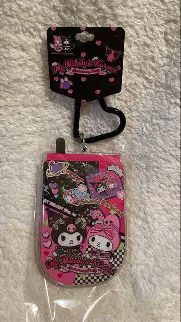 새상품 마이멜로디&쿠로미 기념일 파티 스마트폰풍 아크릴 참