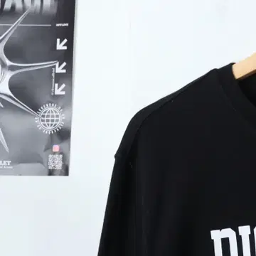 XL) 디키즈 맨투맨 티셔츠 블랙 빅로고 올드스쿨-125C8 | 브랜드