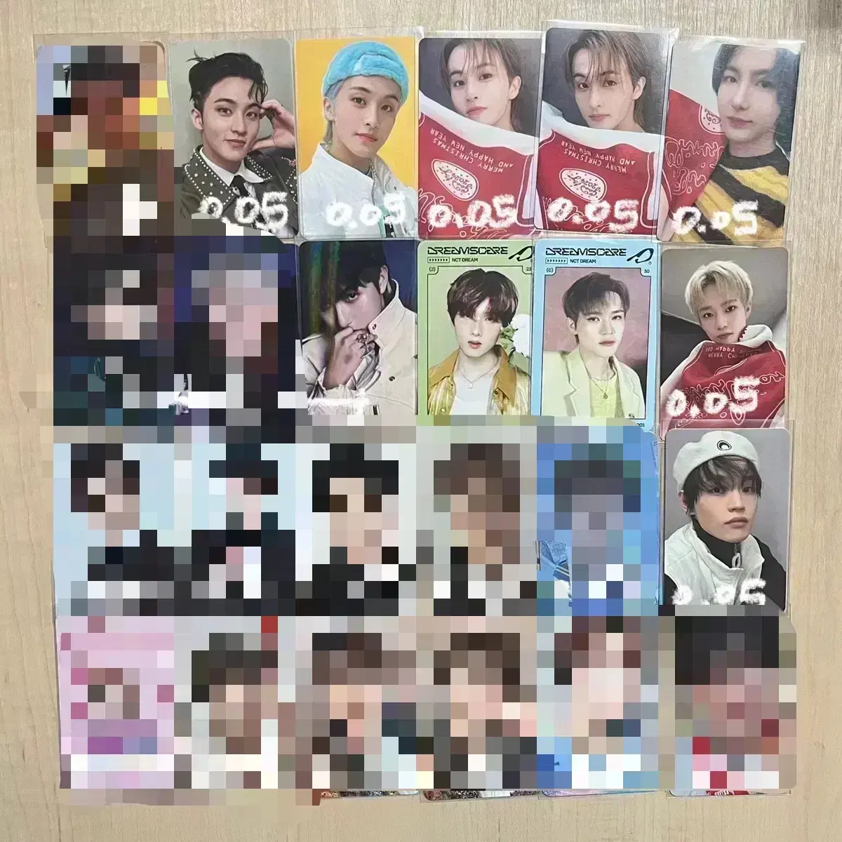 엔시티드림 127 마크 재민 해찬 태용 재현 천러 런쥔 지성 포카