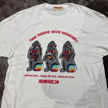 애니마리아 ANIMALIA 티셔츠 반팔 남성용 맨드릴 XL