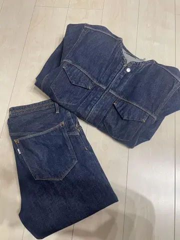 네이티브가 아닌 데님 셋업