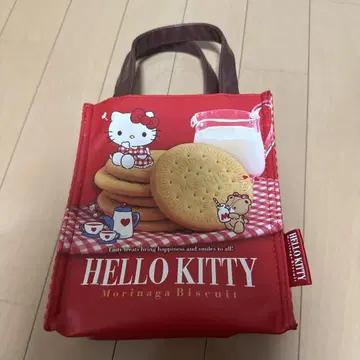 미사용 새상품 헬로키티 모리나가 마리 비스킷 토트백