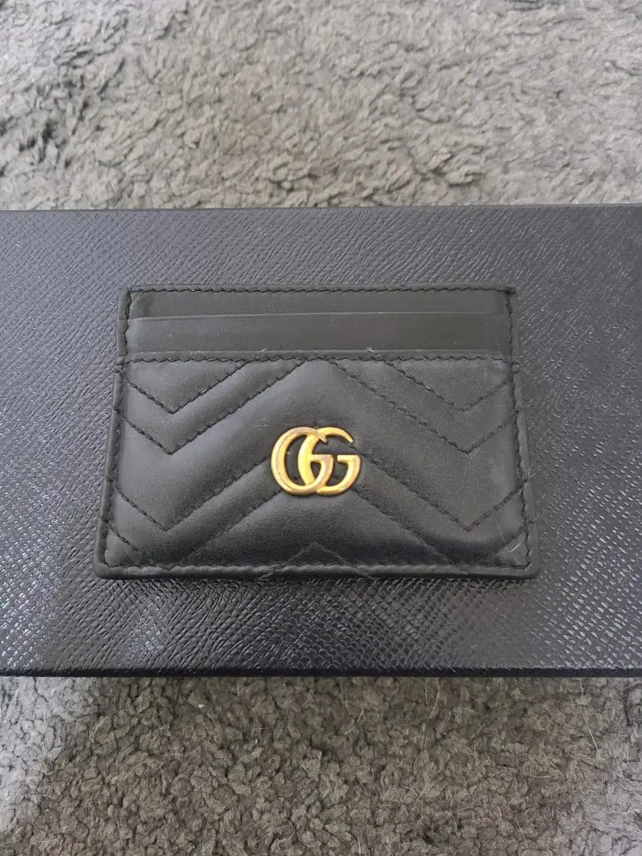 (Genuine) Gucci Marmont Matelasse Card Wallet