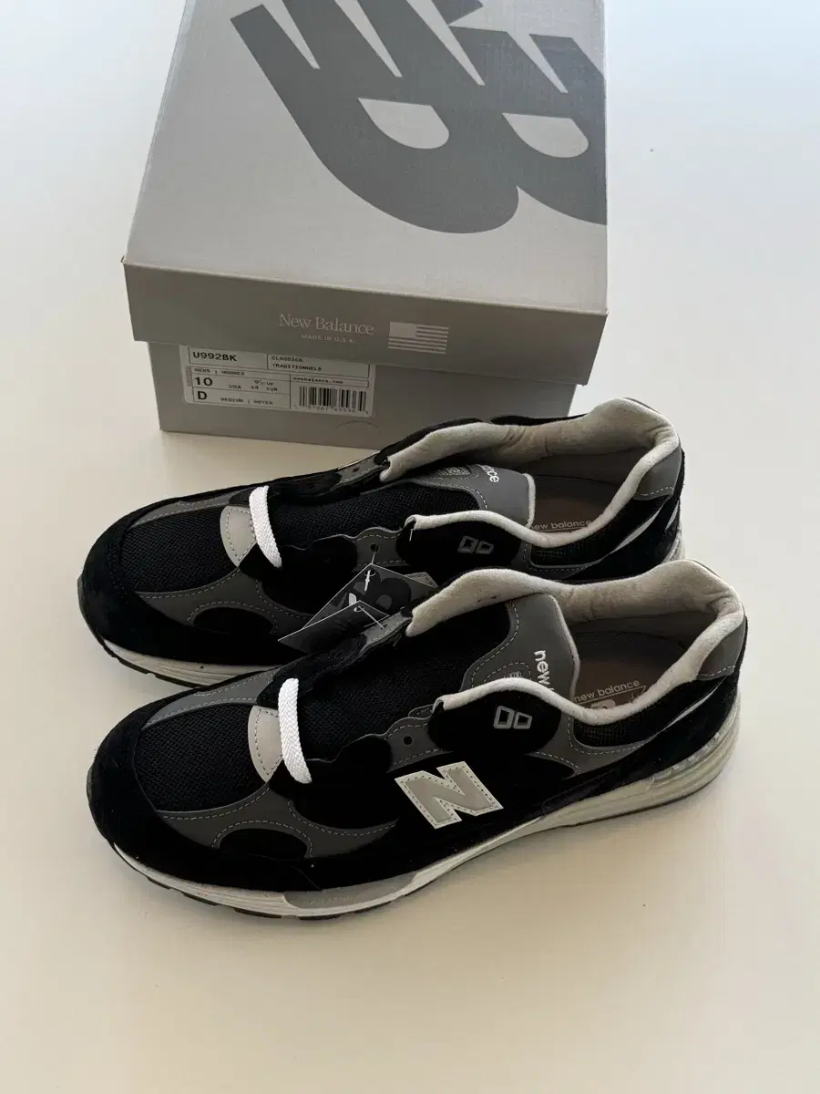 뉴발란스 992 블랙 그레이 280