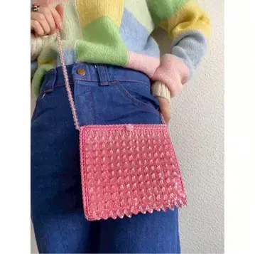비즈 백 빈티지 구제 의류