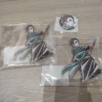 귀멸의 칼날 웹 복권 카마도 탄지로 아크릴 스탠드 배지