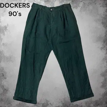 90년대 DOCKERS 투 턱 와이드 팬츠 치노 트라우저 Levis