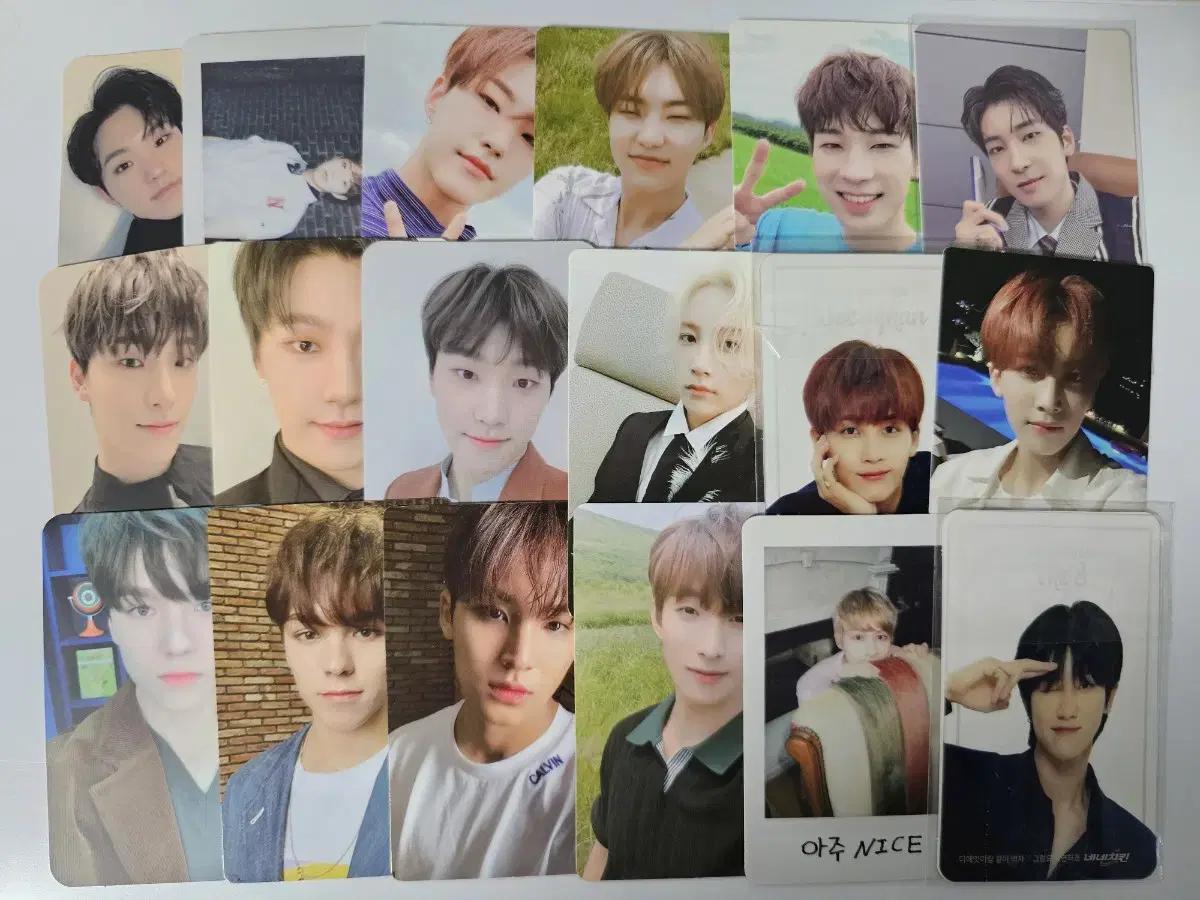 세븐틴 포토카드 포카 18장 일괄 판매 호시 정한 원우 버논 디노
