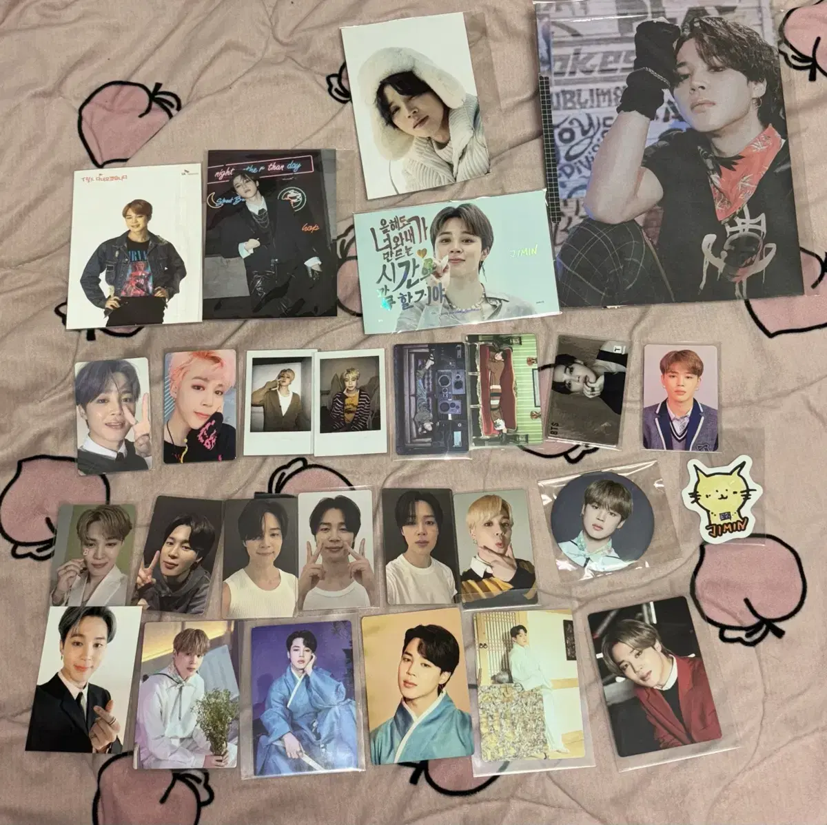 BTS 방탄 지민 포카 일괄