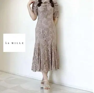 AnMILLE 프론트 옷깃 레이스 OP 원피스