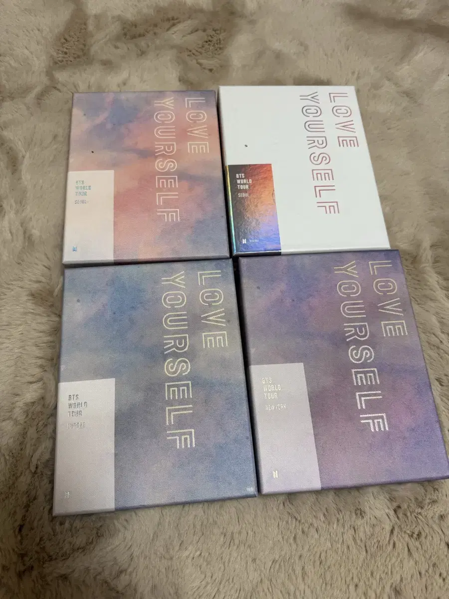 방탄소년단 러브유얼셀프 서울 뉴욕 dvd