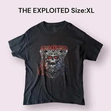 The EXPLOITED 익스플로이티드 XL사이즈 하드코어 티셔츠