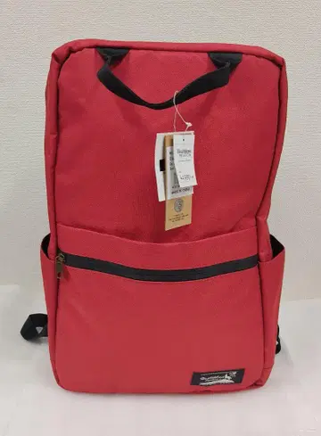 Healthknit 스퀘어 데이팩 백팩 RED HKB-1070